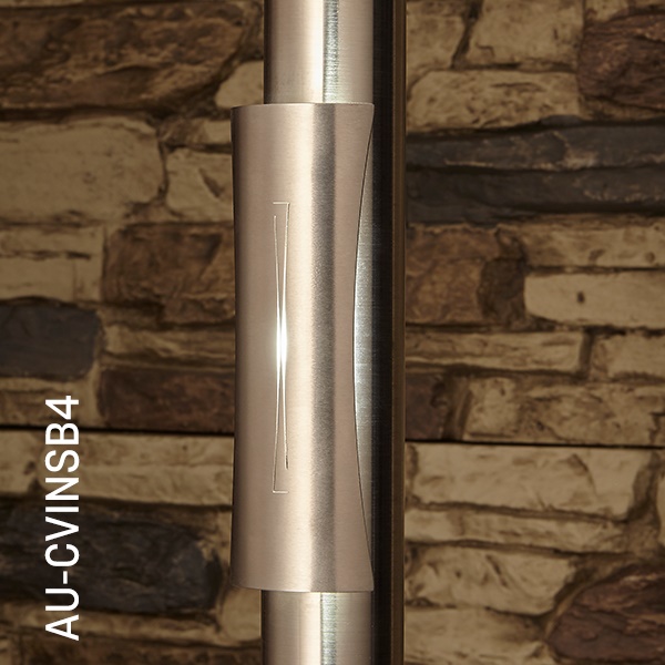 Aura™ Post Sconce™ AU-CVINSB4 Handrailing Light